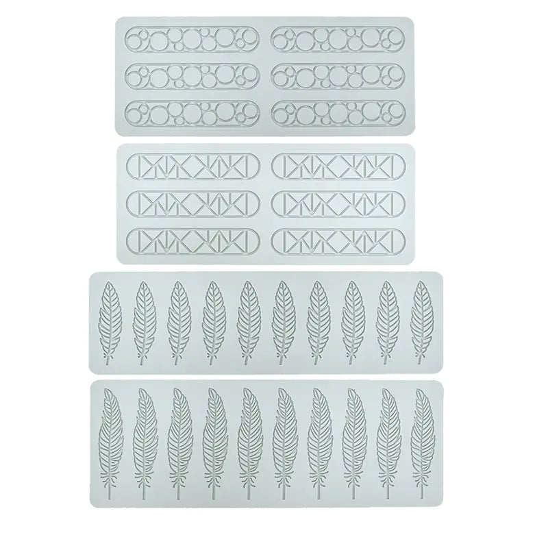 New Silicone Geometric Oval Lace Mat for Cake Decor