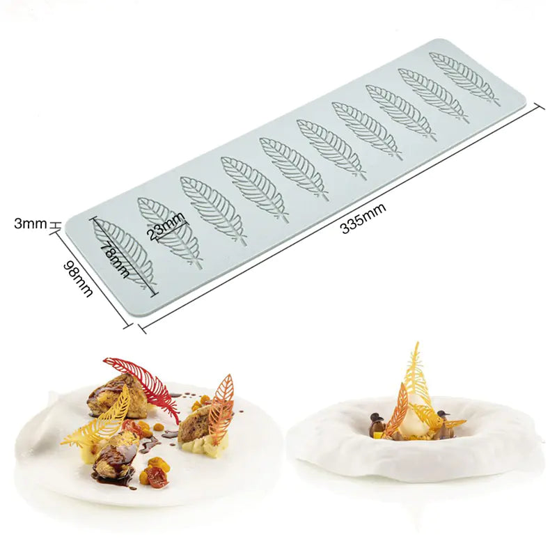 New Silicone Geometric Oval Lace Mat for Cake Decor