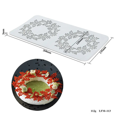 Silicone Leaf and Flower Molds for DIY Desserts