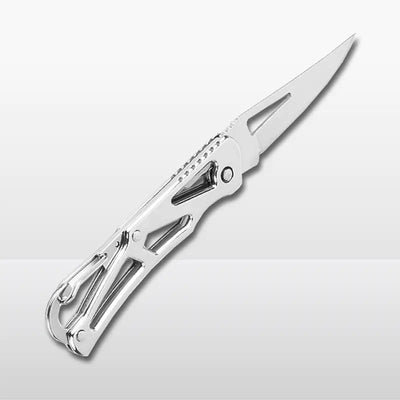 Mini Folding Key Knife - Stainless Steel Outdoor Tool