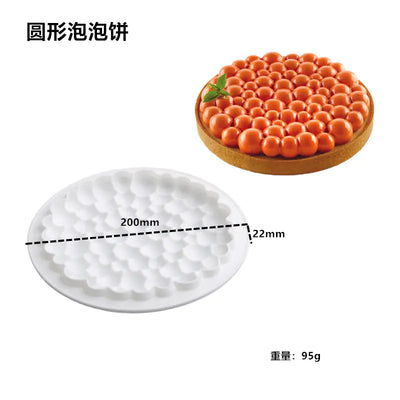 Circular Silicone Cake Mold for DIY Baking Decorations