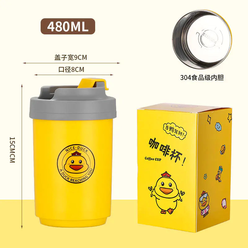 Double-Layer Insulated Stainless Steel Travel Mug - Lunqara 