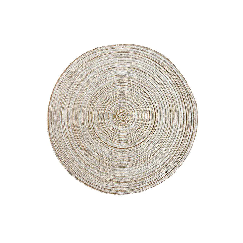 Nordic Style Round Woven Heat-Resistant Placemats