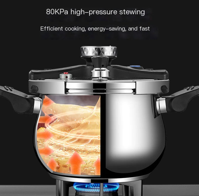 24cm Explosion-Proof Pressure Cooker, 304 Stainless Steel