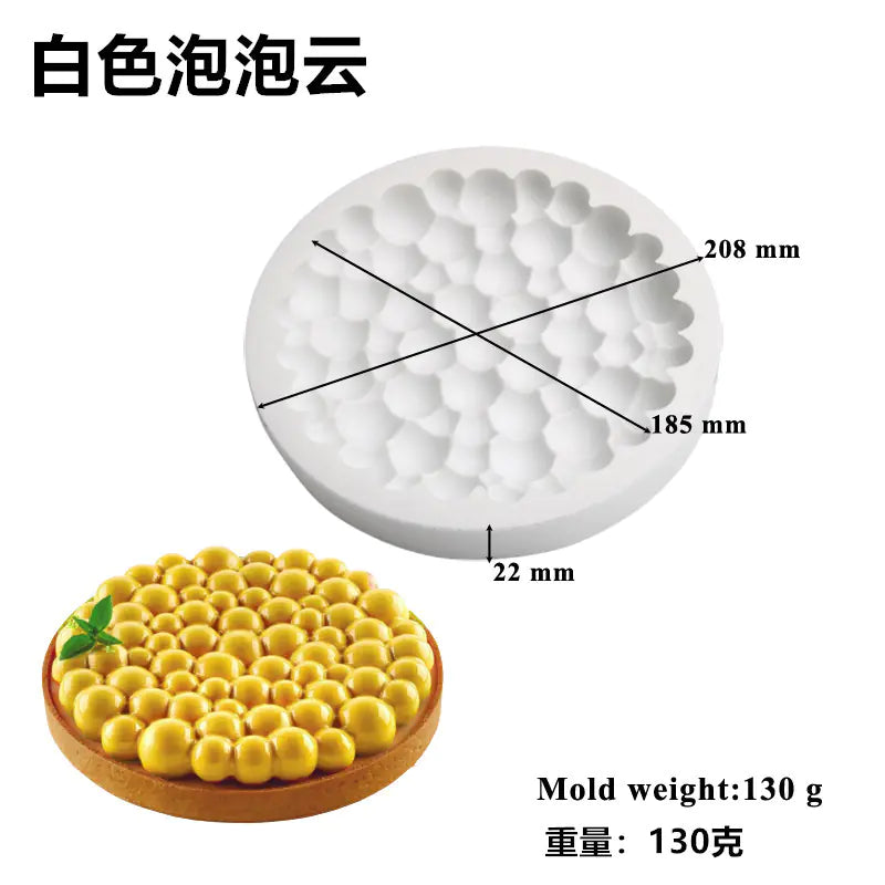 Circular Silicone Cake Mold for DIY Baking Decorations