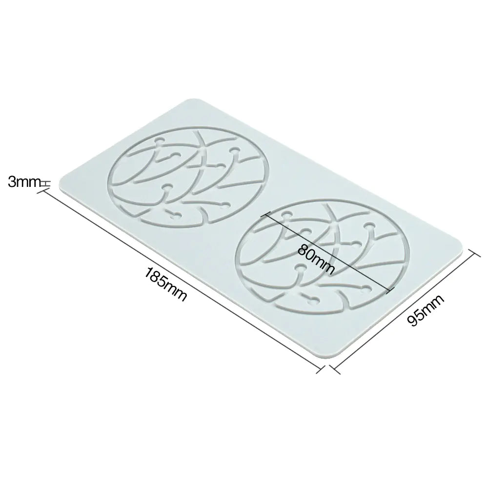Pineapple Fruit Crisps Silicone Lace Mat for Baking