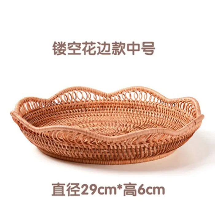 Handmade Vietnamese Wicker Candy Basket Set (3 Pieces) - Lunqara 