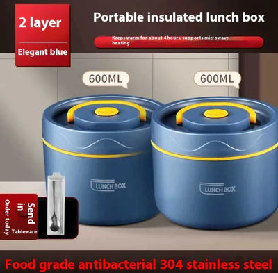 Multi-layer Extra Long Insulation Lunch Box