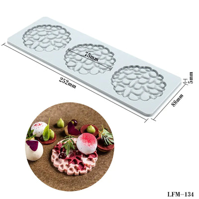 Silicone Lace Mat for Cake Decorating and Baking Tools - Lunqara 