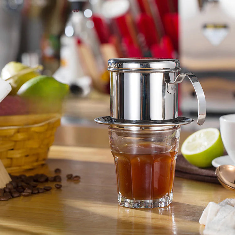 Vietnamese Drip Coffee Pot and Filter Set - Lunqara 
