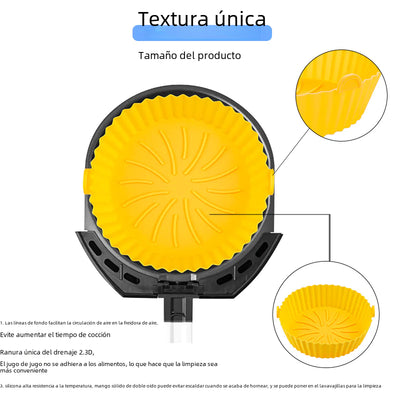 Air Fryer Silicone Baking Mat and Tray - Lunqara 