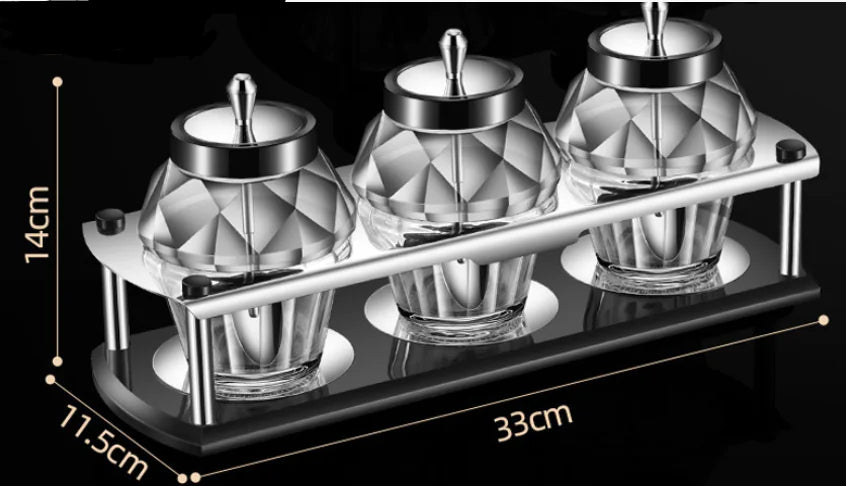 Kitchen Utensils Seasoning Jar with Spoon Cover - Lunqara