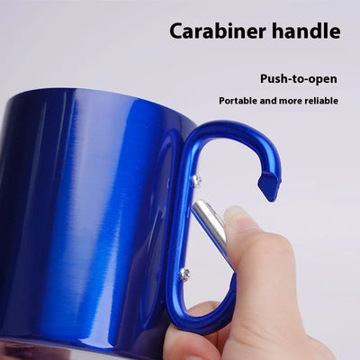 Stainless Steel Double-Layer Camping Mug