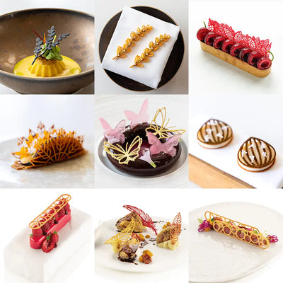 New Silicone Geometric Oval Lace Mat for Cake Decor