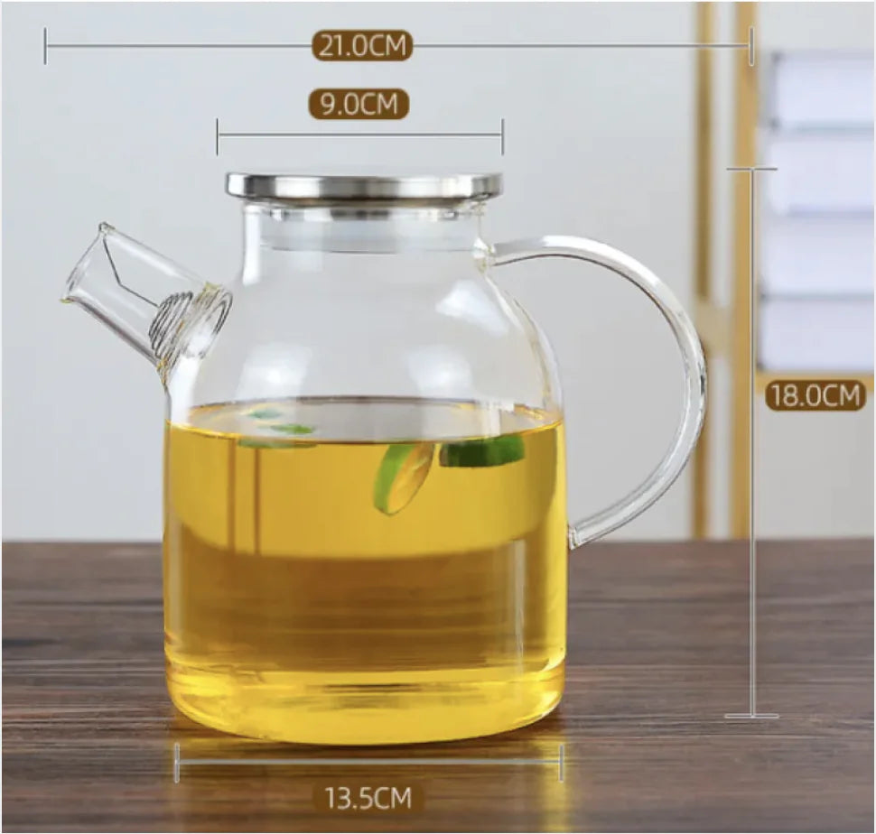 High-Temperature Resistant Glass Water Bottle - Lunqara 