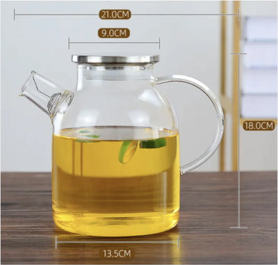 High-Temperature Resistant Glass Water Bottle - Lunqara 