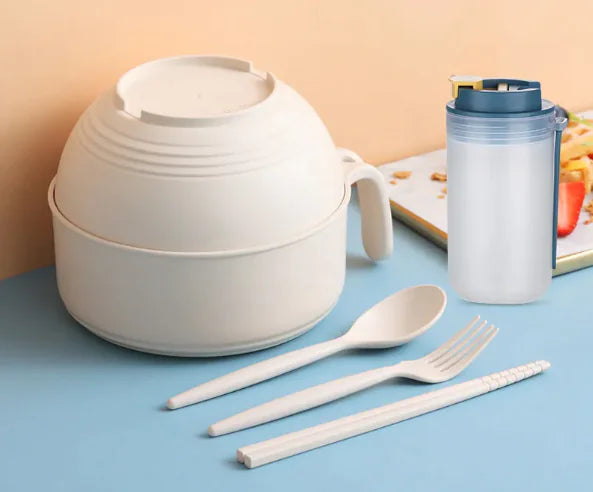 Instant Noodle Bowl With Lid Lunch Box Bowl