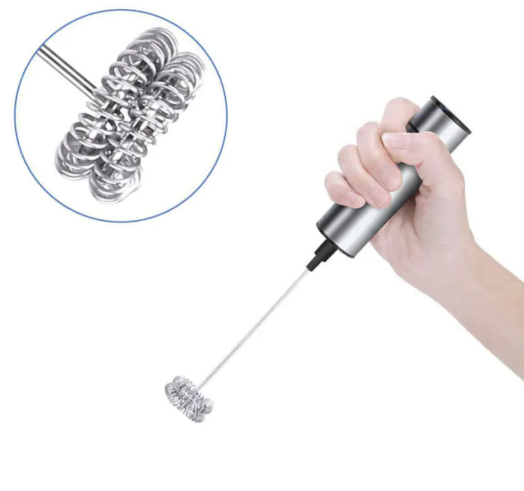 Electric Milk Frother and Handheld Mixer for Kitchen - Lunqara 