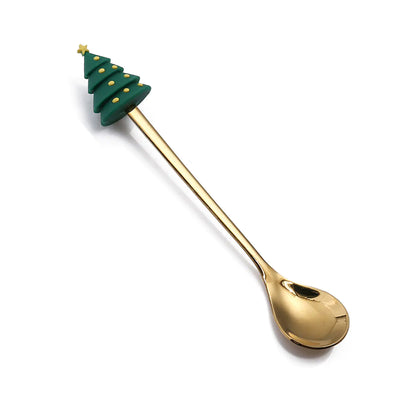 Stainless Steel Christmas Spoon Set with Forks