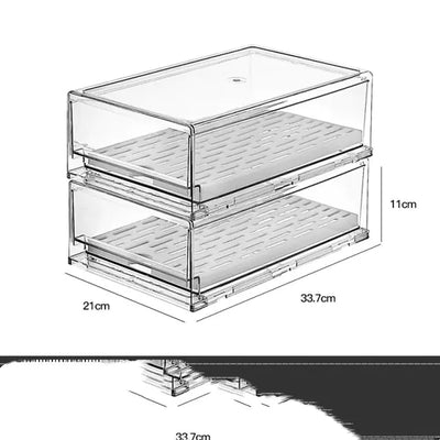 Refrigerator Side Door Storage Box Organizer