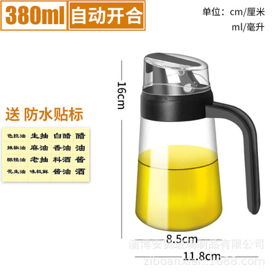 Heat-Resistant Glass Oil Bottle and Spice Jar Set - Lunqara 