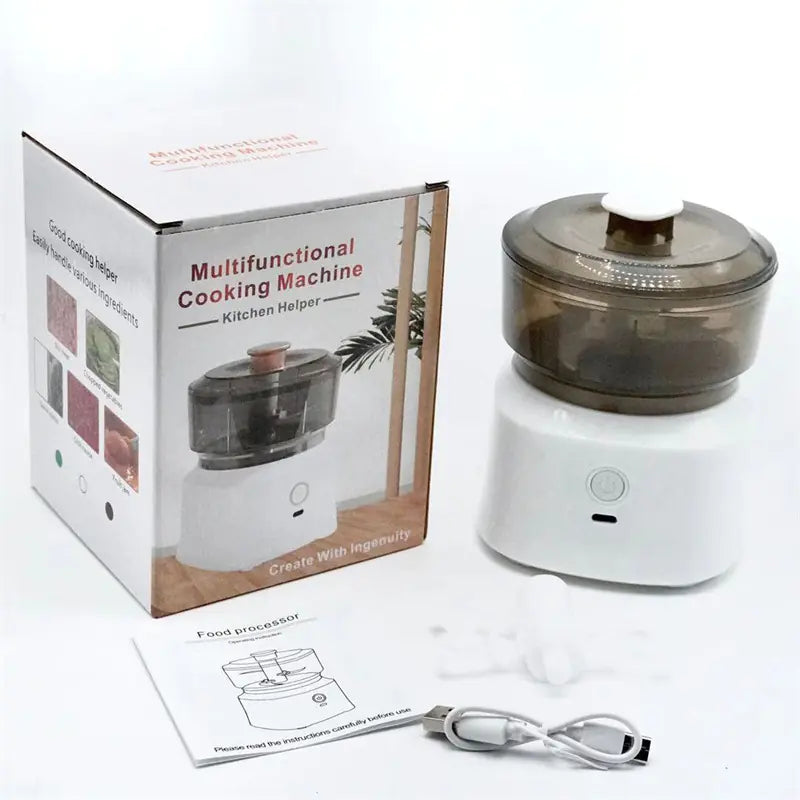 Mini Wireless Electric Garlic Press and Masher - Lunqara 