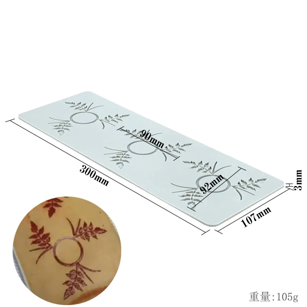 Silicone Leaf and Flower Molds for DIY Desserts