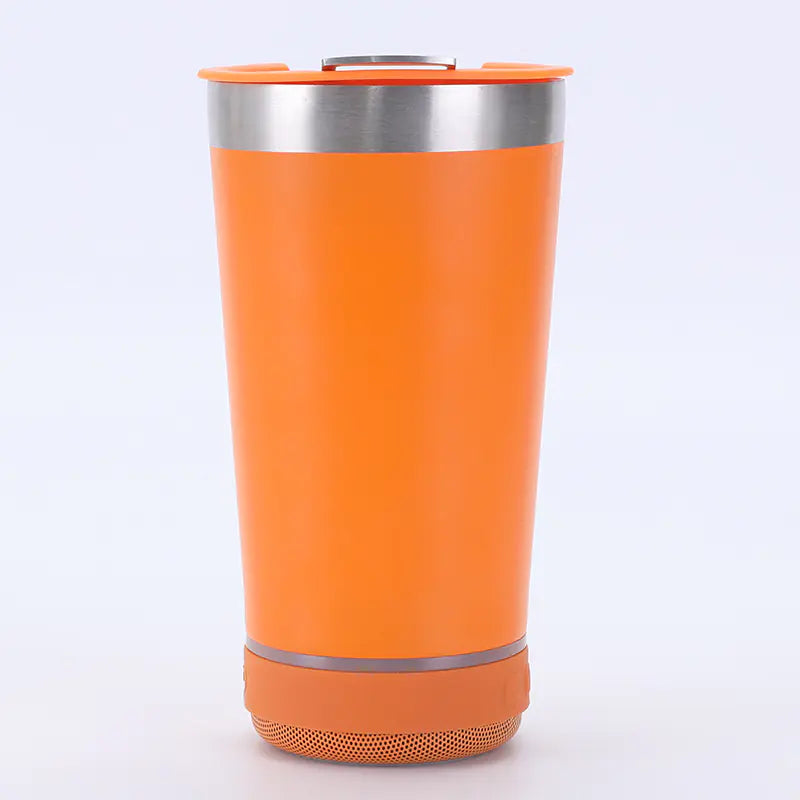 20oz Stainless Steel Travel Mug with Bluetooth Speaker