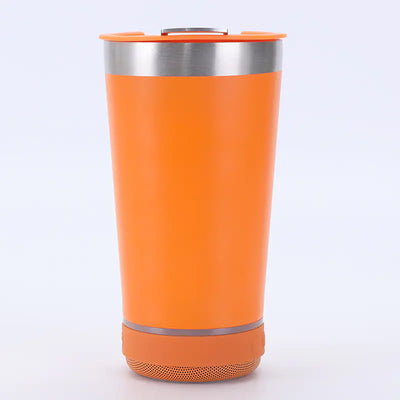 20oz Stainless Steel Travel Mug with Bluetooth Speaker
