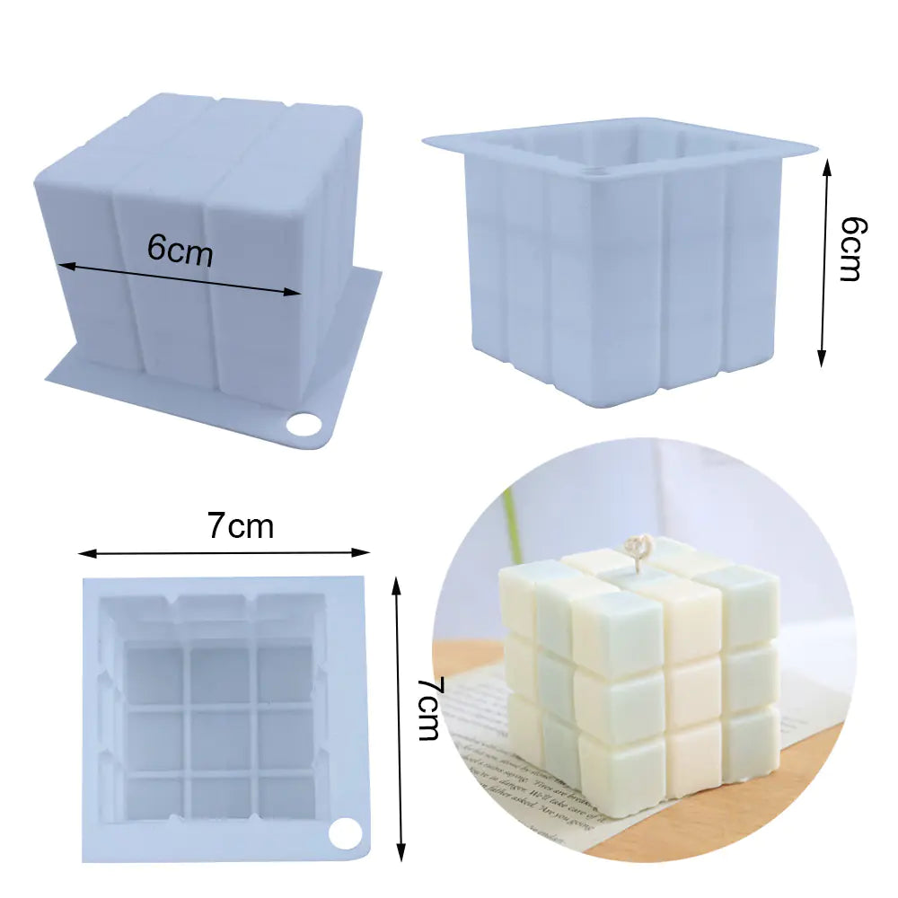 Silicone 3D Mousse Mold for French Baking and Candles