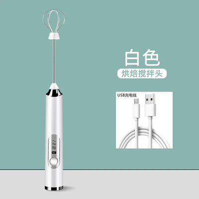 Electric Handheld Egg Beater for Baking and Mixing