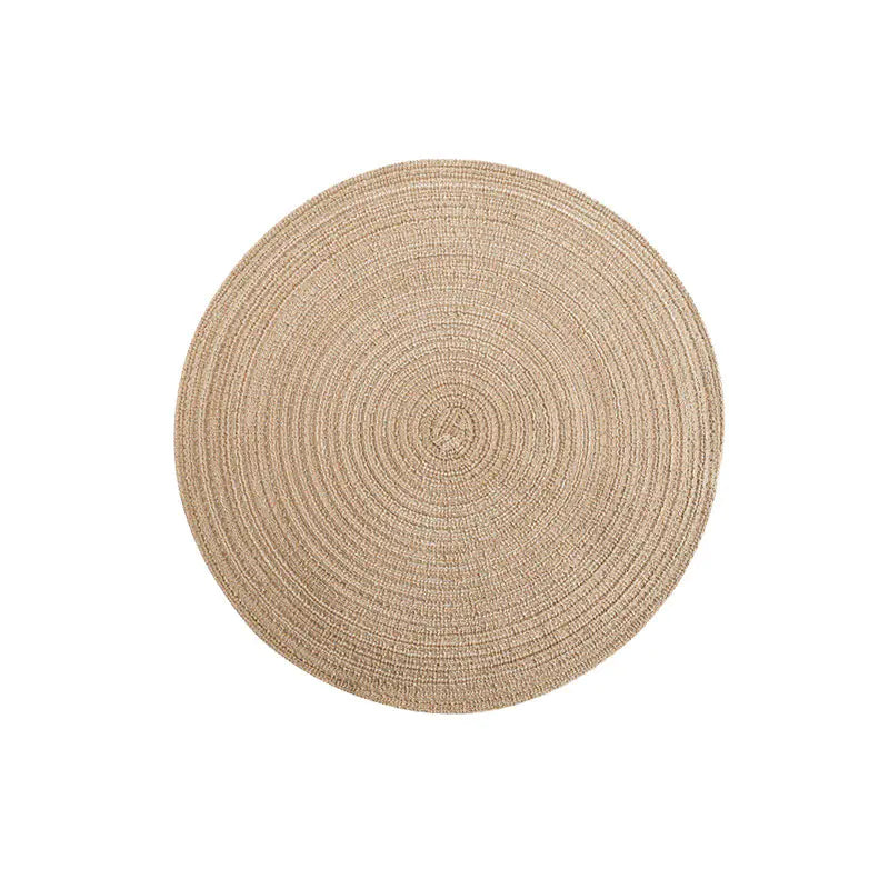 Nordic Style Round Woven Heat-Resistant Placemats