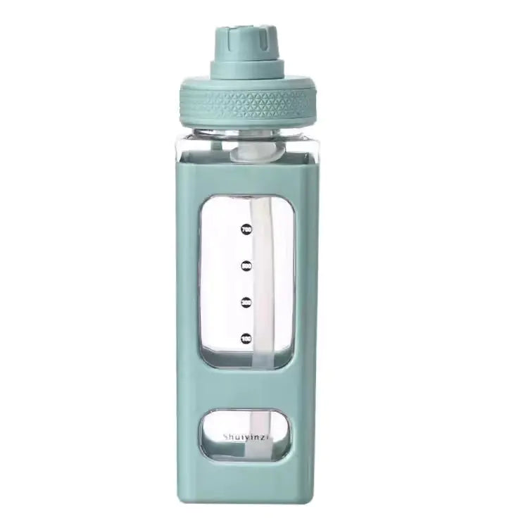 Cute Plastic Straw Sports Cup