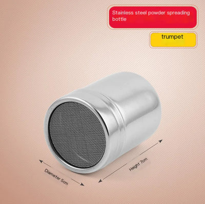 Stainless Steel Powder Shaker for Coffee and Spices