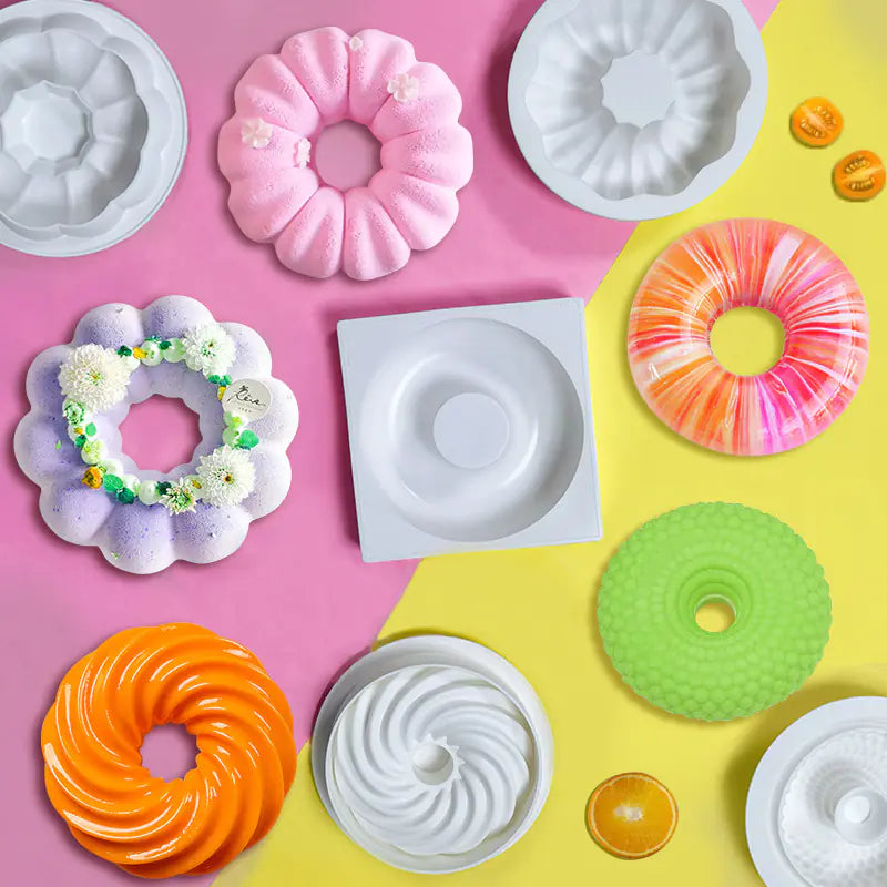 Single Silicone Mold for Donut Mousse Cake, DIY