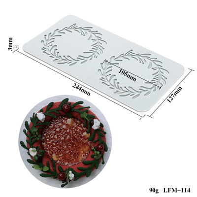 Silicone Leaf and Flower Molds for DIY Desserts