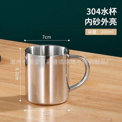 Double-Layer Insulated 316 Stainless Steel Mug with Lid