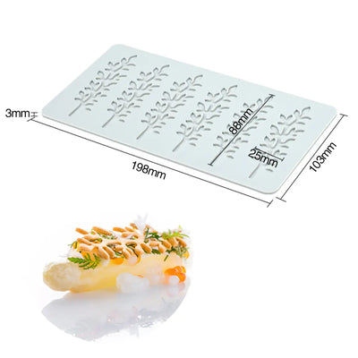 Pineapple Fruit Crisps Silicone Lace Mat for Baking