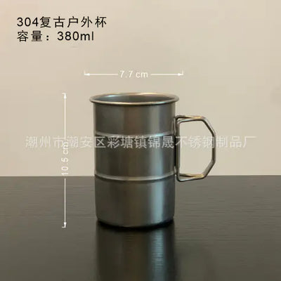 Double-Layer Insulated 316 Stainless Steel Mug with Lid