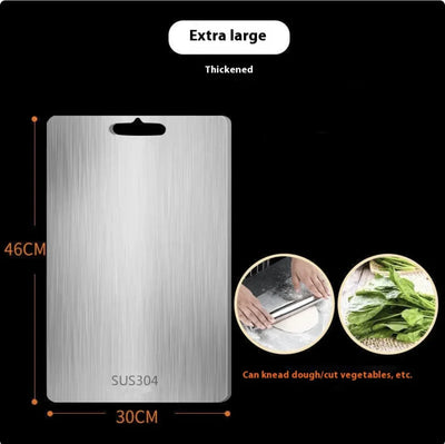 Double-Sided 304 Stainless Steel Cutting Board