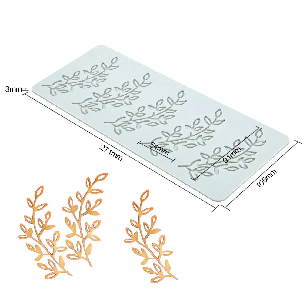 Pineapple Fruit Crisps Silicone Lace Mat for Baking