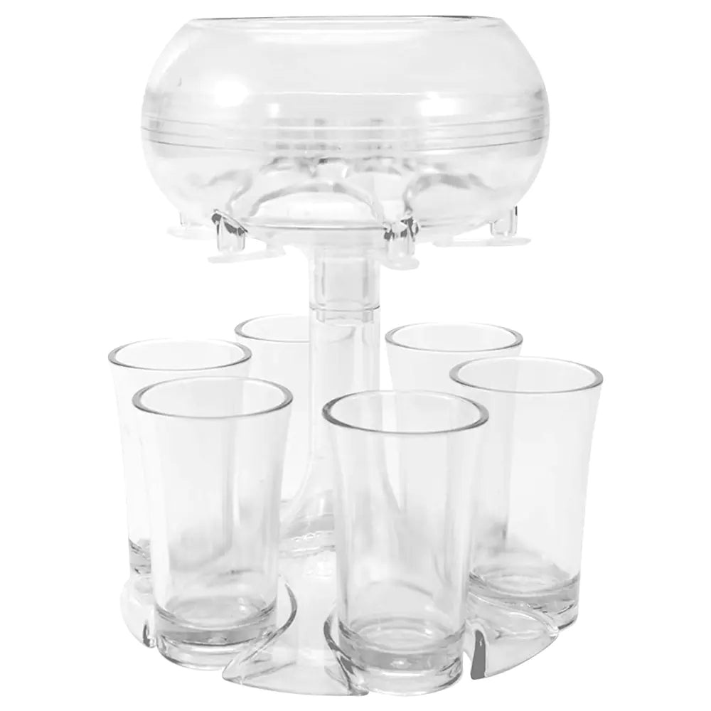 Transparent Wine Decanter Set with 6 Glasses