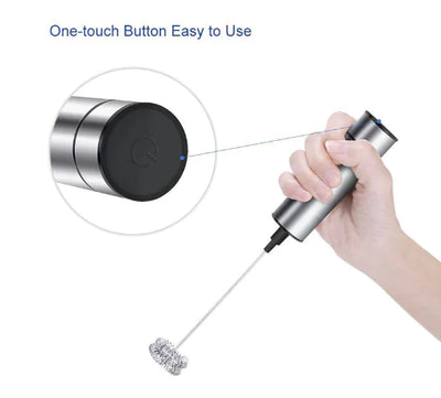 Electric Milk Frother and Handheld Mixer for Kitchen - Lunqara 