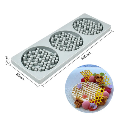 Pineapple Fruit Crisps Silicone Lace Mat for Baking