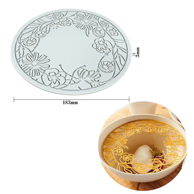 Silicone Lace Mat for Cake Decorating and Baking Tools - Lunqara 