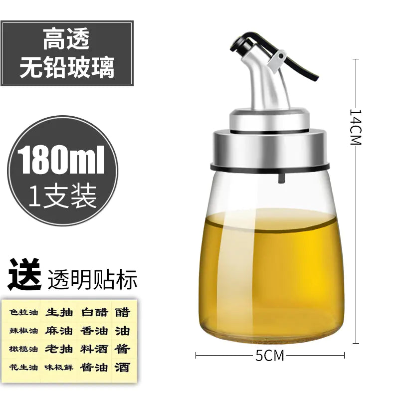 Heat-Resistant Glass Oil Bottle and Spice Jar Set - Lunqara 