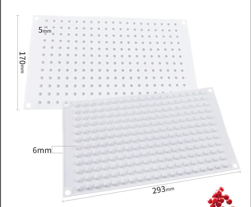 Silicone Mousse Cake Mold for French Desserts and Ice Cream - Lunqara