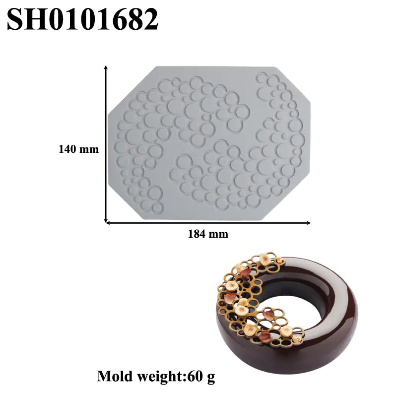 Silicone Leaf-Shaped Platter Molds for Desserts - Lunqara 