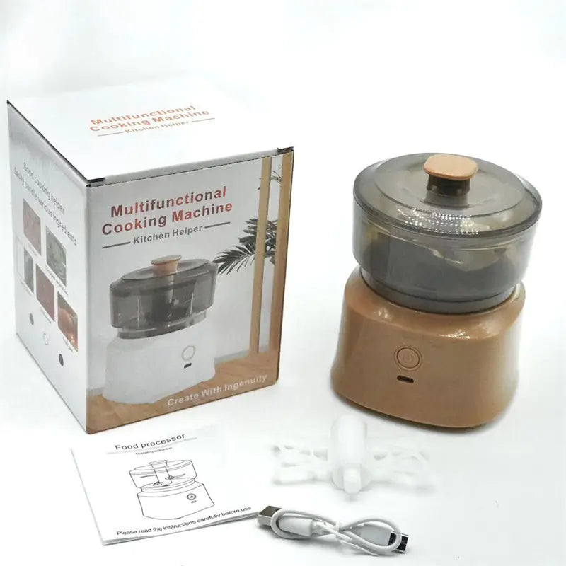 Mini Wireless Electric Garlic Press and Masher - Lunqara 