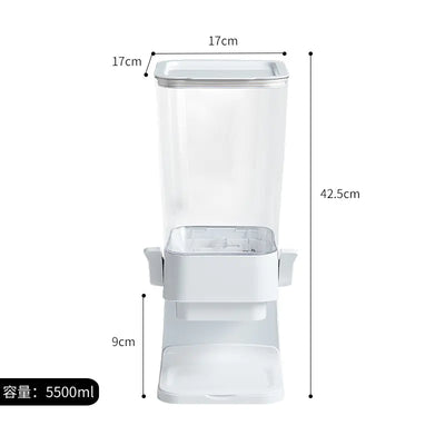 Cereal Dispenser 5.5L for Food Storage and Grains